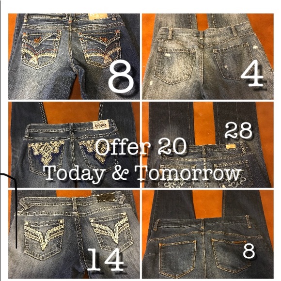 Just offer 20 any jean unless priced lower